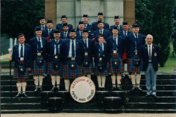 Watsonia RSL Pipes & Drums - History
